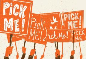 Pick Me Orange Signs