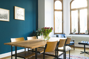 Dining room in a house