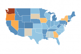 U.S. Map: Jobless Claims