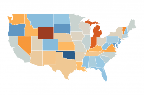 U.S. Map: Layoffs by State