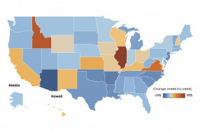 U.S. Map: Tracking Jobless Claims, Week Ending February 13, 2021