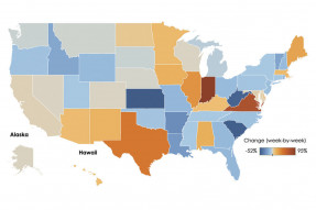 U.S. Map: Tracking Jobless Claims, Week Ending March 13, 2021