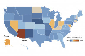 U.S. Map: Tracking Jobless Claims, Week Ending January 16, 2021