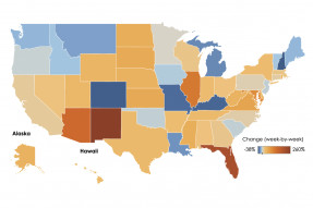 U.S. Map: Tracking Jobless Claims, Week Ending January 9, 2021