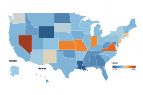 U.S. Map: Jobless Claims, Week Ending July 25, 2020