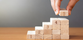 Stacking wooden blocks