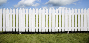 White picket fence