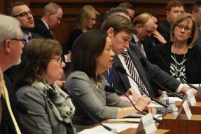 Mabél Guzmán at the House Financial Service Committee meeting on 03/13/2019