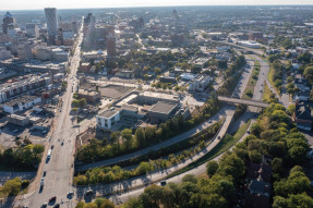 Aerial view of the Rochester, N.Y., Inner Loop