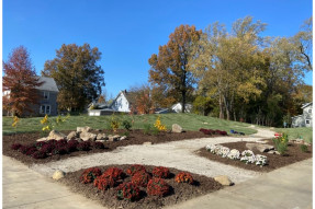 Akron Healing Garden in the Maple Valley – Copley Road business district of Akron, Ohio.