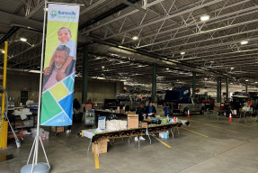 Saint Paul Area Association of REALTORS® Juneteenth event flag, Burnsville, MN