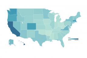 State by State Economic Activity Map