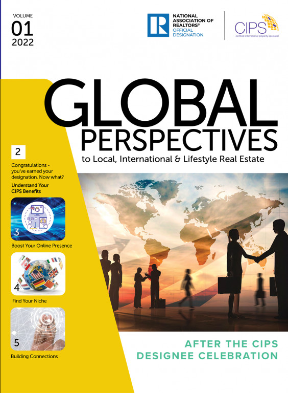 Cover of the 2022 Volume 1 issue of Global Perspectives: After the CIPS Designee Celebration