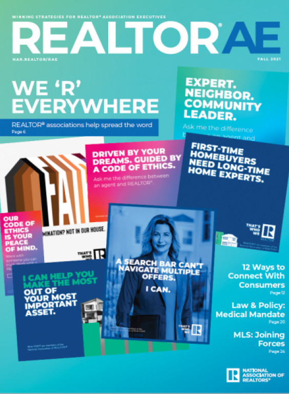 REALTOR® AE Magazine Fall 2021 We "R" Everywhere cover image