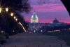 National Mall and US Capitol Building at Sunrise