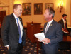 Rep. Vern Buchanan (R-Fla.) and Barry Grooms Subcommittee talking about Tax Policy