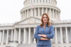 Shannon McGahn, NAR's Senior Vice President of Government Affairs in front the US Capitol